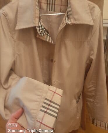 женские утепленные плащи: Elan aktivdi Bej rəngli qadın yağmurluğu/kaban - Klassik düz kəsim — 2