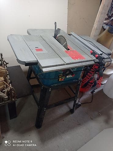 Тиски: Stolüstü dairəvi mişar + hava kompressoru - Taxta materiallari MDF — 2