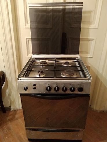 Qaz sobası Ayrıca dayanan, 4 gözlü, İşlənmiş