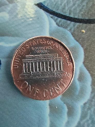 ABŞ 1 sent sikkəsi – “Lincoln Memorial” arxa dizaynı - Növ: One Cent — 1