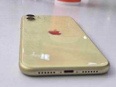 electronics iphone: IPhone 11, 64 GB, Sarı, Barmaq izi, Face ID — 1
