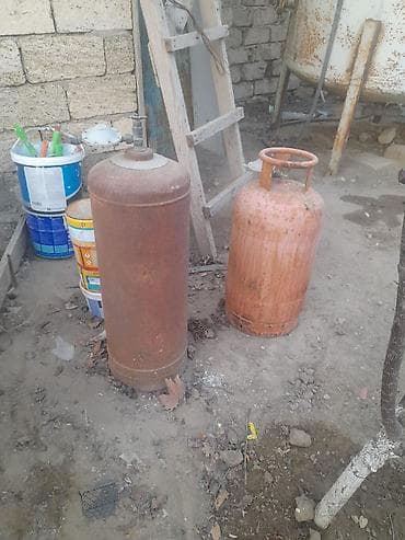 Məişət üçün propan qaz balonları dəsti ENDİRİM İKİSİ 50 AZN. TECİLİ