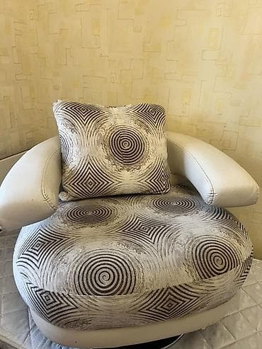 Kreslolar: İşlənmiş, Kreslo, Süni dəri, Kredit yoxdur, Çatdırılma yoxdur — 3