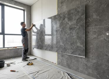 divar panelleri qiymetleri: Mərmər effekti verən PVC divar panelləri. 1.Arxasi izolesiyalidi nəm — 1