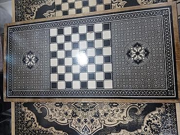 Nərdlər: +3 azn das ve zer Taxta nərd/şahmat/daşqalan kombi lövhələri - — 6