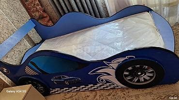 Maşın formalı uşaq çarpayısı (BMW dizayn) Uşaq çarpayısı + matras