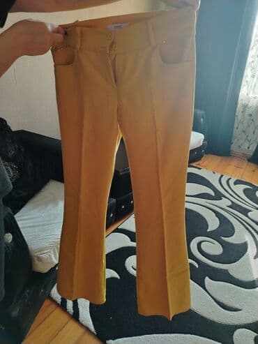 1qr qizilin qiymeti: Brend: YARE Model: qadın şalvarı - Rəng: parlaq sarı - Kəsim — 1