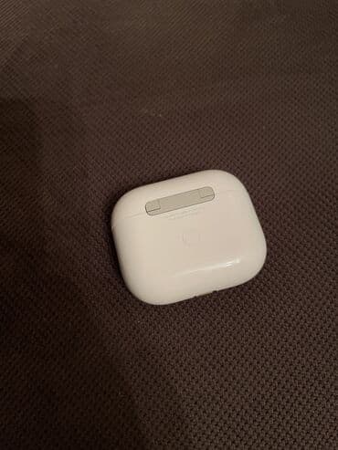 Микрофоны: Б/у Беспроводные (Bluetooth) Наушники, Apple, цвет - Белый — 3