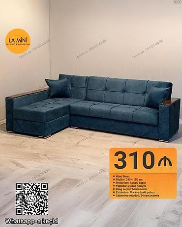 Künc divan, Açılan, Bazalı, Parça, Şəhərdaxili pulsuz çatdırılma