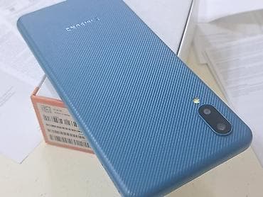 6 gb ram: Samsung Galaxy A02, 32 GB, rəng - Göy, Zəmanət, Düyməli, Sensor — 4