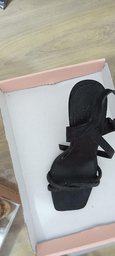 женские босоножки на платформе: Цвет - Бежевый, Б/у — 7