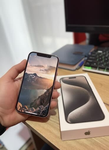 iphone 15 pro max: IPhone 15 Pro, 256 GB, Natural Titanium, Face ID — 1