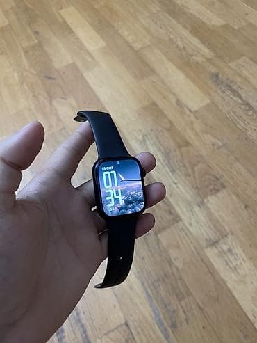 apple watch 9: İşlənmiş, Smart saat, Apple, Suya davamlı, rəng - Qara — 5