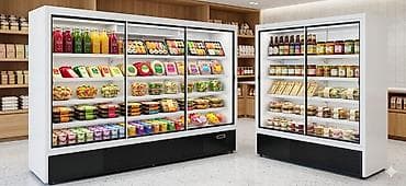 vitrin soyuducu satisi: Kommersiya tipli şüşə qapılı vitrinalı soyuducu - Supermarket — 2