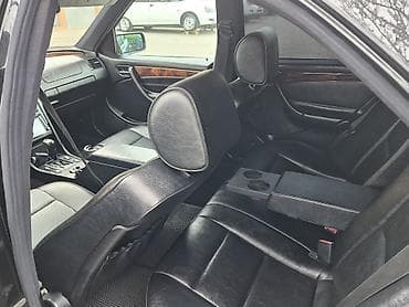 mercedes e 240 2004: Mercedes-Benz S-Class sedan (W140 kuzov) – qara rəngli, tam ölçülü — 4