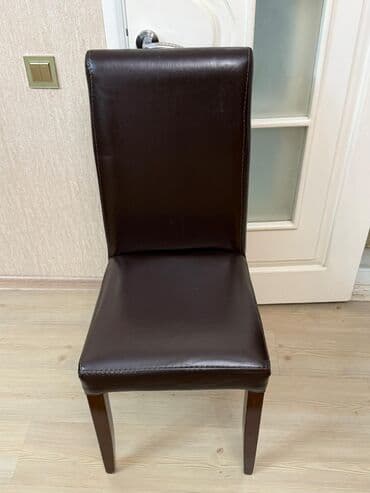 Taburetlər: Qonaq otağı üçün, Açılmayan, Dördbucaq masa, 6 stul — 9