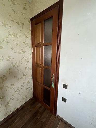 qapi demir qapi seyf qapi: Taxta şüşəli otaq qapıları dəsti - Material: massiv ağac (təbii ağac — 2