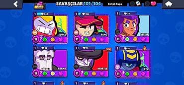 butsular: Brawl Stars oyun hesabı – yüksək trofeyli və zəngin kontentli - Kupa — 2