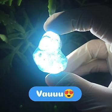 Kolleksiya üçün Nadir Daş Təbii Akvamarin Satılır - Orijinal mavi