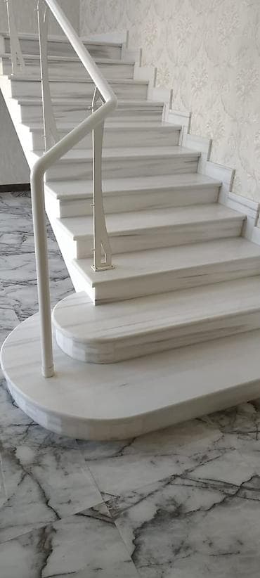 Укладка плитки: Mərmər və qranit işləri – pilləkən, masaüstü və tezgah - Dizayn: Qara — 7
