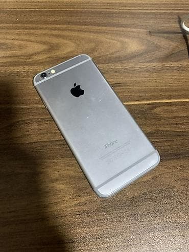iphone 6 plus üz ekran: IPhone 6, 16 GB, Space Gray, Qırıq — 1