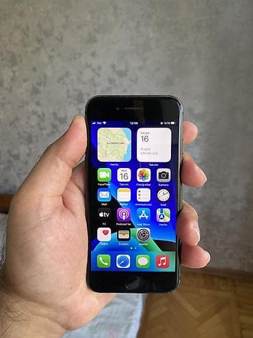 iphone x barter: IPhone 8, 64 GB, Qara, Barmaq izi — 2
