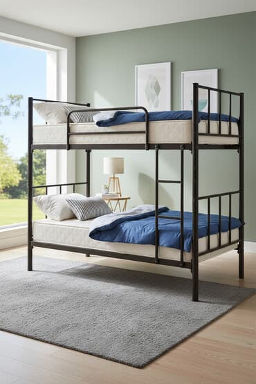 bağça üçün: Oğlan və qız üçün, Yeni, Çarpayı, Matrassız, Siyirməsiz, Dəmir — 1