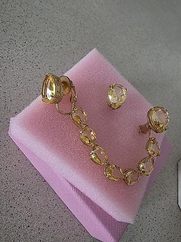 Sırğa, Swarovski, Gümüş, Ödənişli çatdırılma