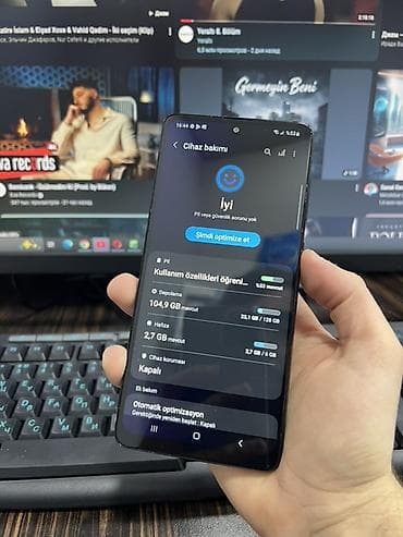 soyuducu bar: Samsung Galaxy A51, 128 GB, rəng - Qara, Barmaq izi — 1
