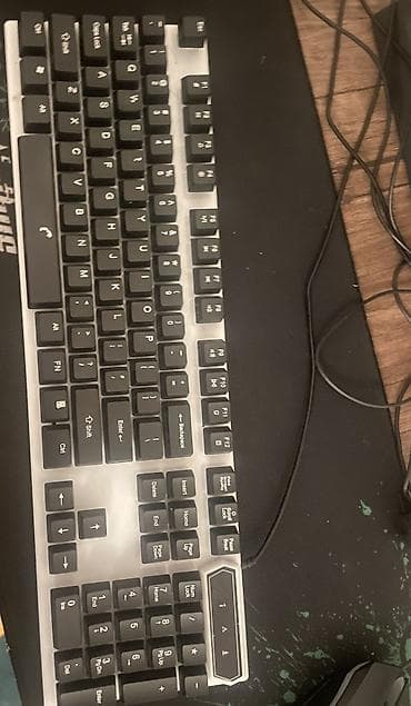 honor x8a irşad: Tam ölçülü klaviatura + oyun üslublu simli siçan dəsti - Klaviatura — 2