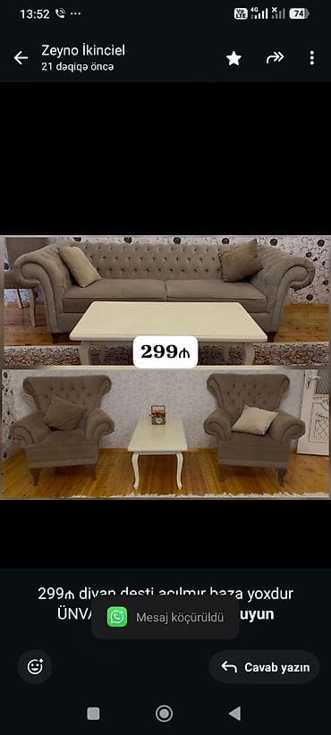 299₼ divan desti açılmır baza yoxdur
ÜNVAN:-şağan

 48vğ Zeyno♥️