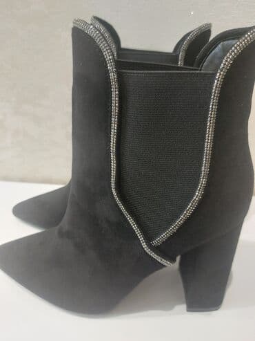 qara mokasinlər: Ölçü: 37, rəng - Qara, Yeni — 2