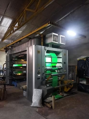 Alçipan: Flexo çap dəzgahı - Çoxrəngli fleksografik çap xətti: bir neçə çap — 2