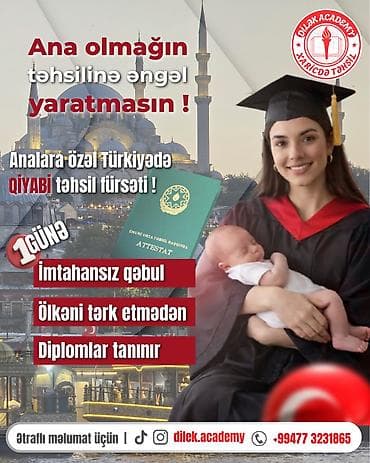 Təlim, kurslar: 🎓 XARİCDƏ TƏHSİL – 1 GÜNƏ RƏSMİ QƏBUL! İmtahansız qəbul imkanı! — 4