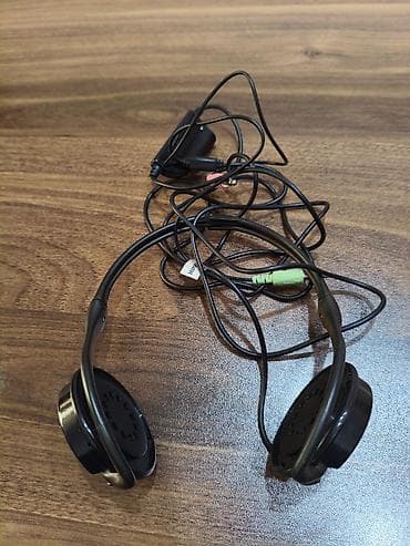 Kompüter aksesuarları paketi - Simsiz olmayan qulaqlıq: İki tərəfli