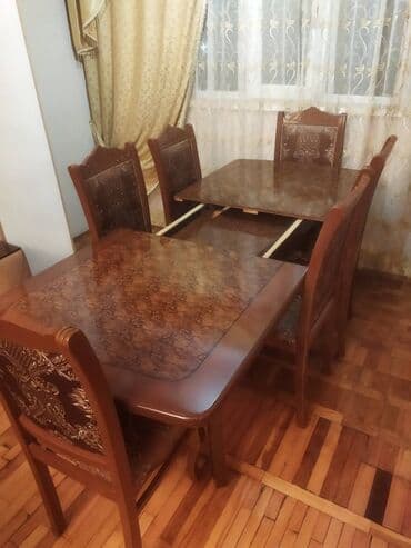 İşlənmiş, 6 stul