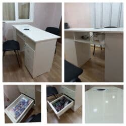 Sifarişlə digər mebel: Düz masa, Siyirməli, Polkalı, Parlaq laminat, Kredit yoxdur — 7