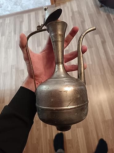 qedmi qablar: Rəng - Sarı, Metal — 2