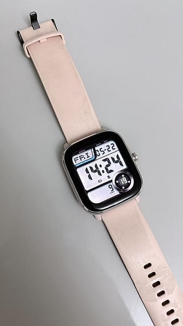 smat: İşlənmiş, Smart saat, Amazfit, Sensor ekran, rəng - Çəhrayı — 1