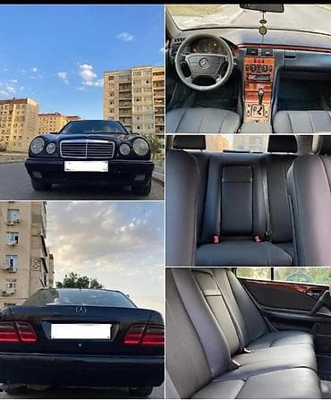 Продажа авто: Mercedes-Benz E-Class (W210) sedan - Kuzov: 4 qapılı sedan, qara rəng — 2