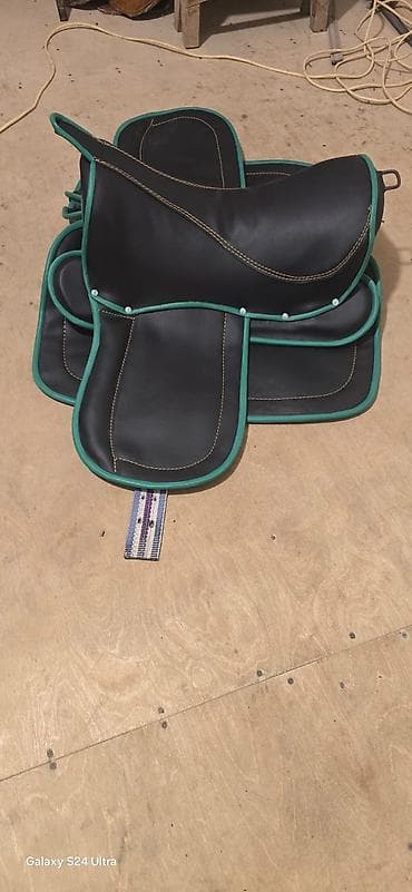 qarabağ atı: At üstünə yəhər – universal model - Material: qara süni dəri, möhkəm — 4