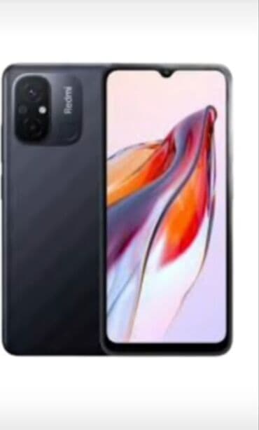 Redmi 12C, 128 GB, rəng - Qara, Barmaq izi