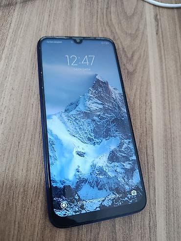 Redmi Note 7, 64 GB, rəng - Göy, Düyməli, Sensor, Barmaq izi