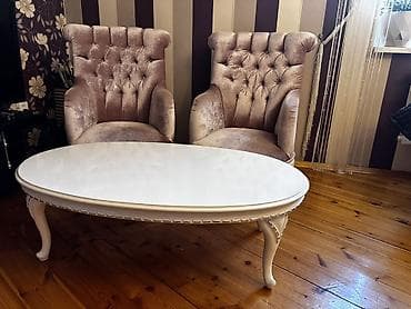 stol oturacaq: İşlənmiş, Jurnal masası, Divan, Kreslolar, Kredit yoxdur, Türkiyə — 2