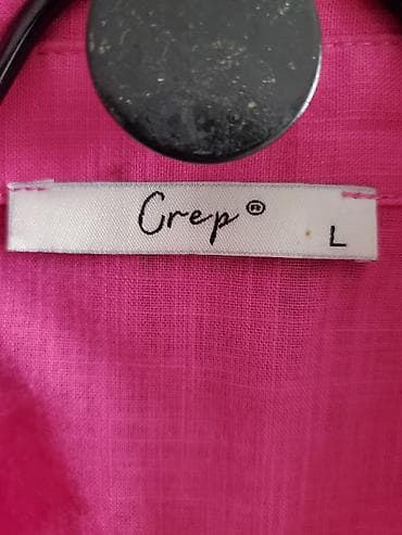 stringer alt geyimi: Qadın köynəyi – Crep Woman Fashion - Rəng: parlaq çəhrayı - Ölçü: L — 4