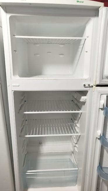 proyektor satisi: Yeni 2 qapılı Dnepr Soyuducu Satılır, rəng - Ağ, Təkərli — 4