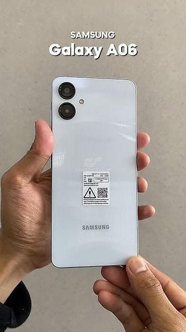 Samsung Galaxy A06, rəng - Ağ, İki sim kartlı