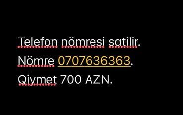 nar internet modem: Telefon nömrəsi satılır qiyməti 700m — 1