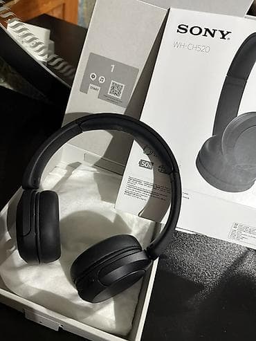 Maqnitofonlar: Simsiz (Bluetooth) Qulaqcıqlar, Sony, rəng - Qara — 2