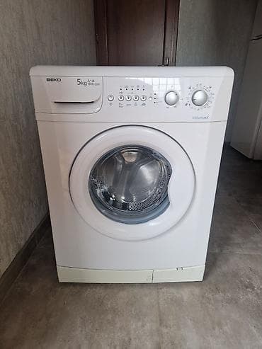 ТВ и видео: Стиральная машина Beko, 5 кг, Б/у, Автомат, Есть сушка, Нет кредита, Платная доставка — 1